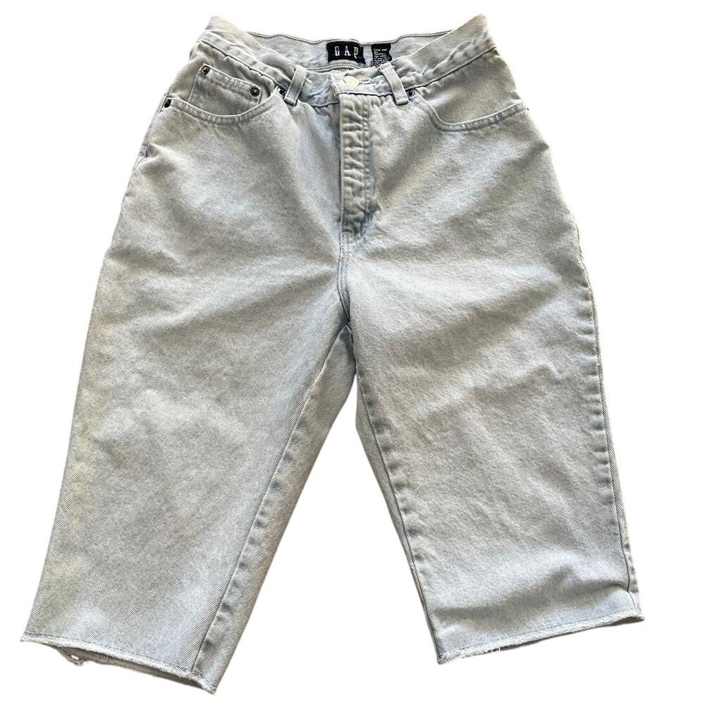 VTG 90s Gap Mom Jeans Bermuda Shorts High Rise size 9/10 Waist 27"